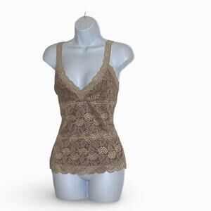 Lace Overlay Cami Top